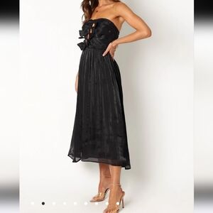 Petal & Pup Mila Strapless Midi Dress